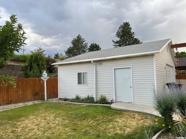 Garage side entrance