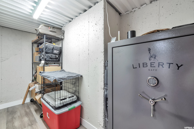 Lower level storage/panic room