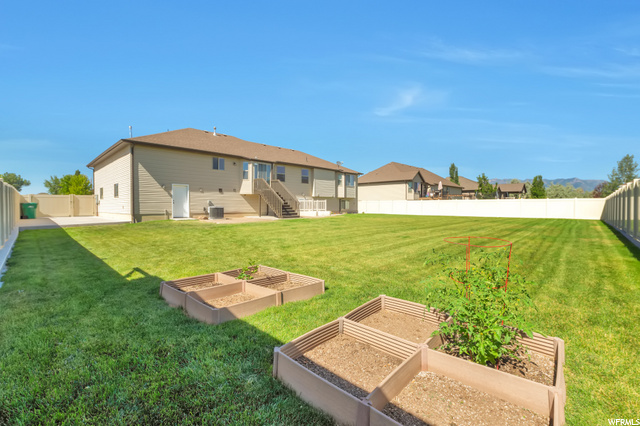 Spacious backyard