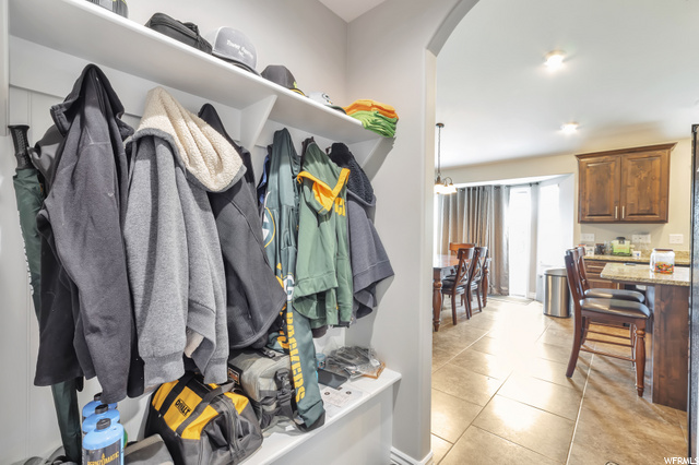 Mud room from garage to the house