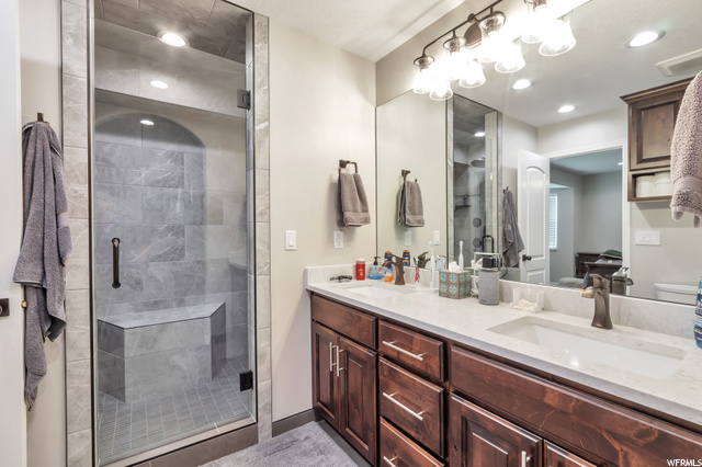 Updated primary bathroom