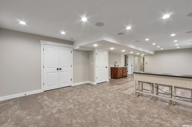 Brand new lower level family room