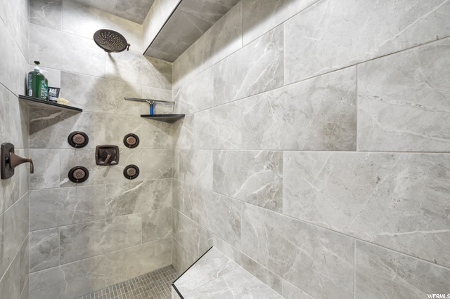 Updated primary bathroom shower