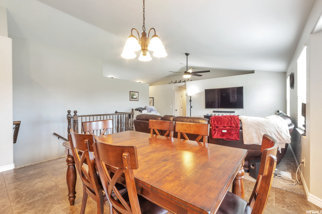Dining & living area
