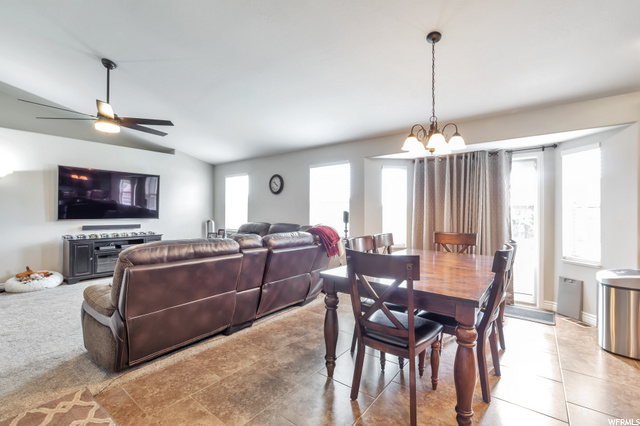 Dining & living area