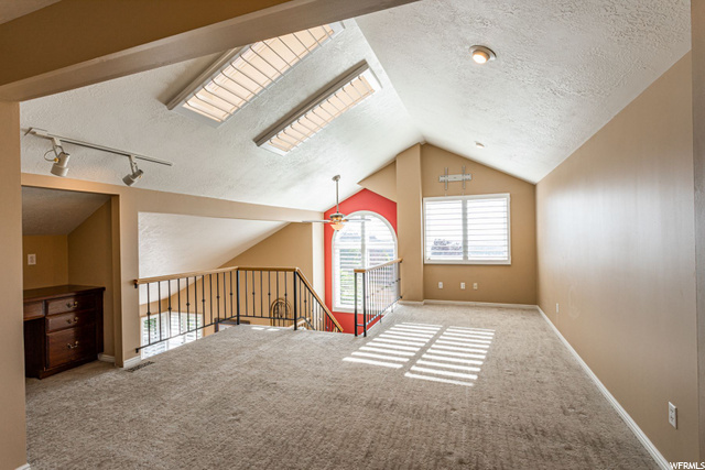 Loft area with vaulted ceilings!