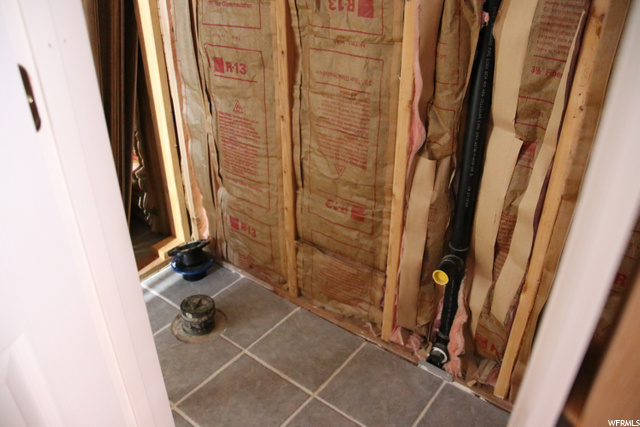 Plumbing for half bath