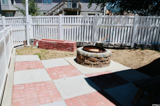 Fire pit area