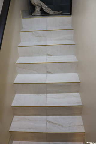 Custom tile stairs