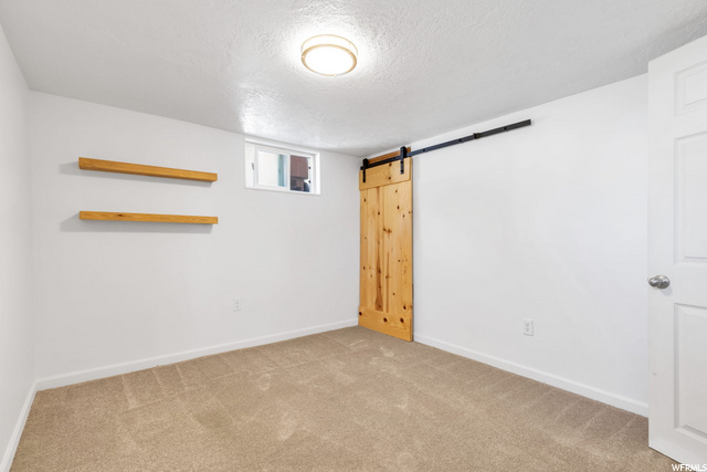 Basement bedroom