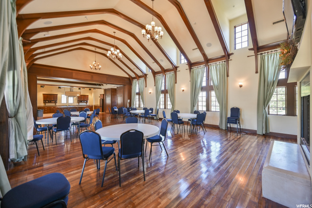Garden Park clubhouse indoor reception area