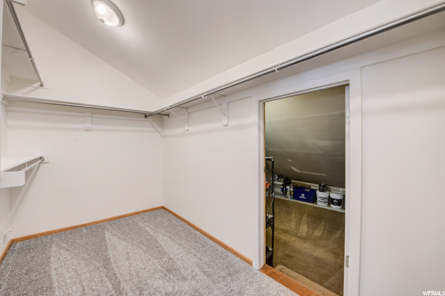 Walk in closet in upper bedroom #1