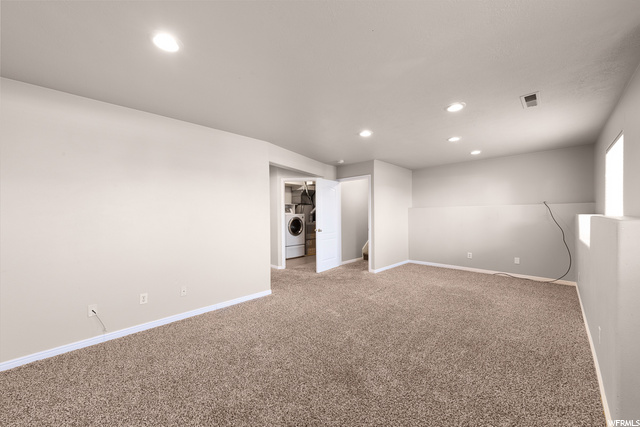 Lower Level Family Room, Laundry