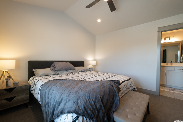 Vaulted Ceiling with Fan