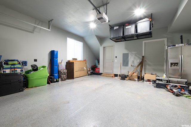 2 Car Finished Garage, Epoxy Floor