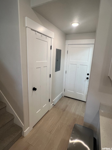 Hall to Garage and 1/2 Bath
