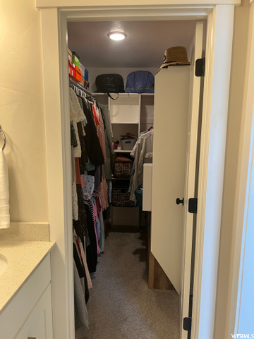 Master walk in closet