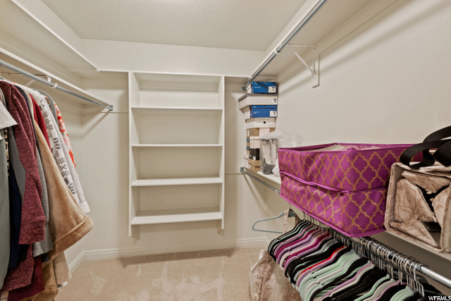 Owner's walk-in closet