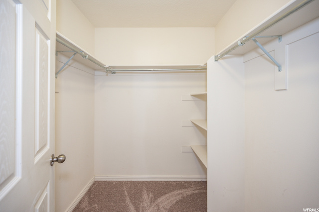 Master walk in closet