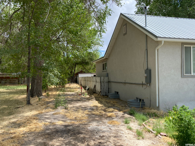 Driving access on north side of fence