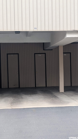 reserved parking spot and storage