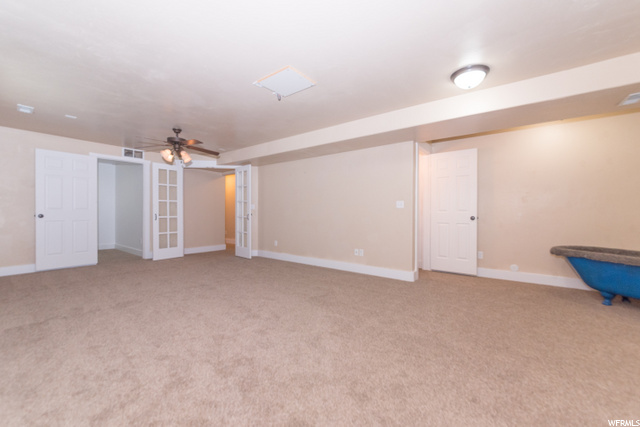 Basement family area
