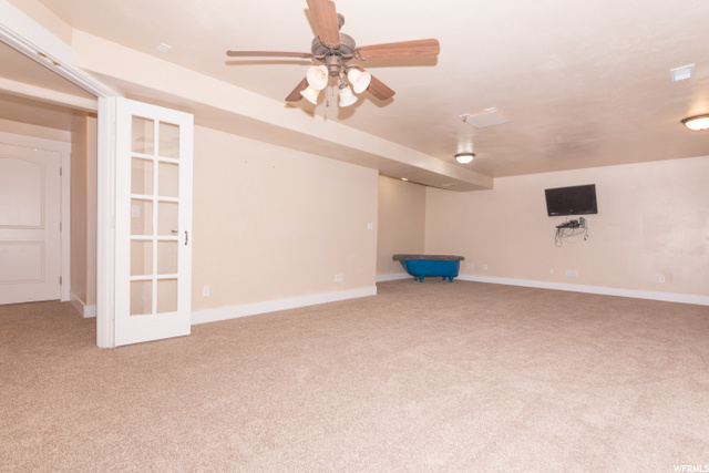 Basement family area