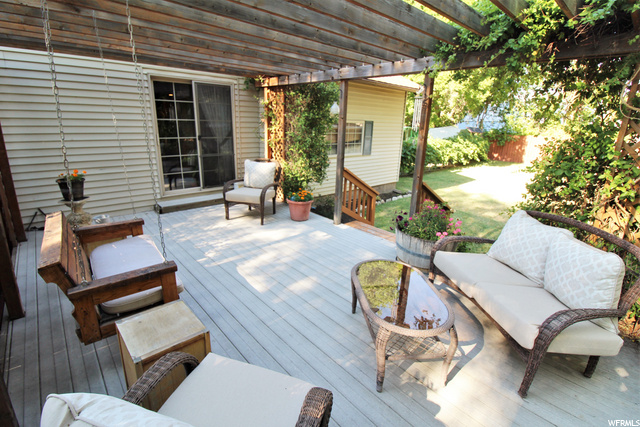 COVERED BACK DECK - OTHER VIEW