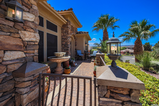 Gated Front Courtyard