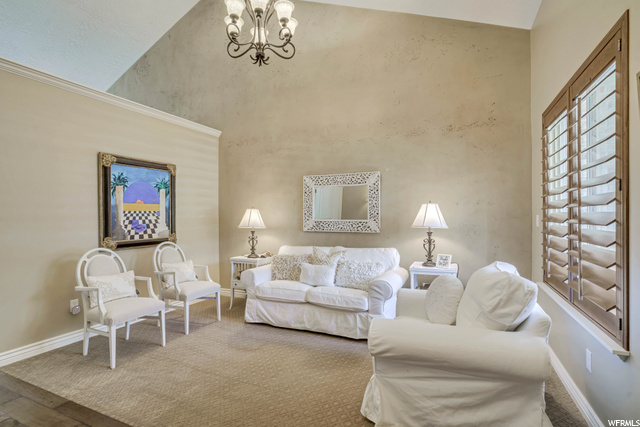 Living Room-Vaulted Ceiling