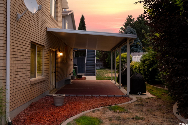 Covered Patio Back