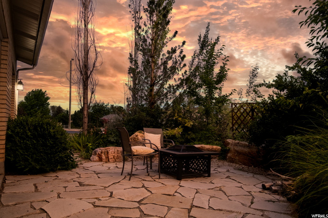 Front Patio Sunset