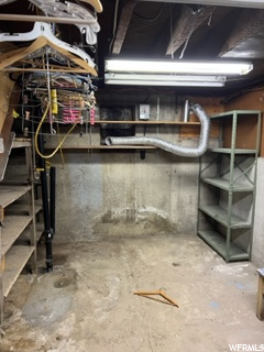 Laundry on back wall