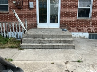 Back door entrance