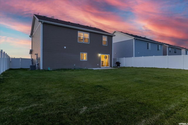 Twilight Backyard