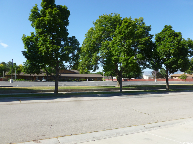 Church is Across the street.