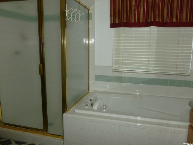 Master-separate jetted tub and shower