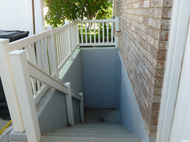 Outside entrance to apartment
