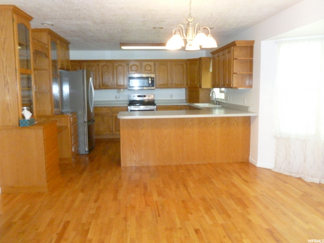 Kitchen and dining upstairs