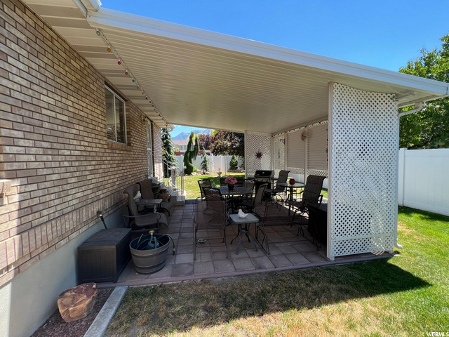 Covered patio