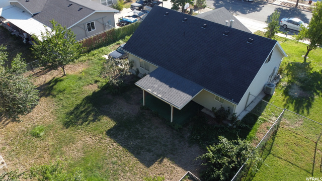 Back yard and covered Patio