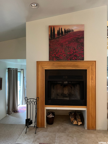 Wood Burning Fireplace