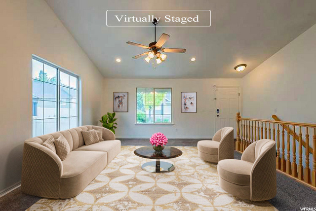 Virtually staged