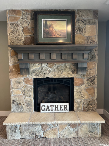 Basement Fireplace