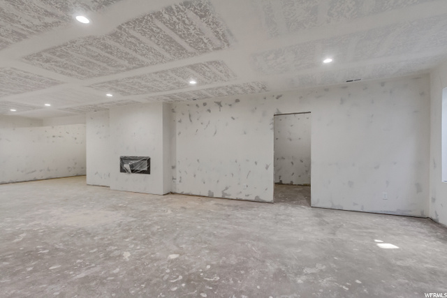view of spare room