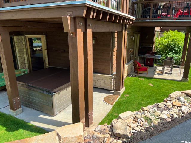 2 Patios & Lawn