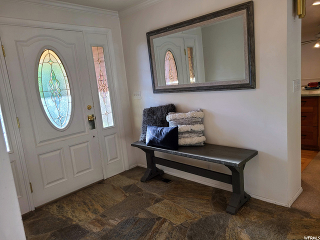 Front door and entry
