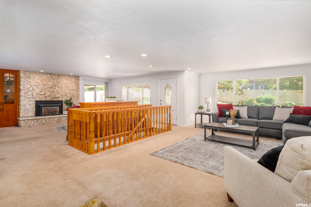 Open living room and family room