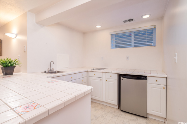 Basement kitchenette