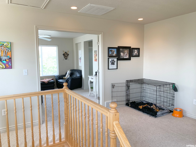 upstairs